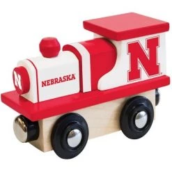 MasterPieces Wood Train Engine - NCAA Nebraska Cornhuskers - Officially Licensed Toddler & Kids Toy