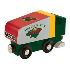 MasterPieces Wood Zamboni - NHL Minnesota Wild - Officially Licensed Toddler & Kids Toy