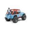 Bruder Jeep Cross Country Racer Blue with Driver
