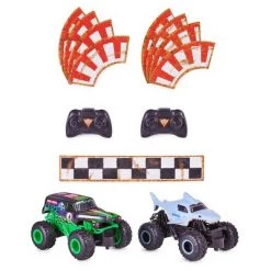 Monster Jam Official Grave Digger vs Megalodon Racing Rivals Remote Control Monster Trucks - 1:24 scale - 2 pk -Vehicles & Remote Control Sales unnamed file 747