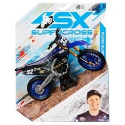 AMA Supercross Championship Supercross Justin Cooper Collector Die-Cast Motorcycle - 1:10 Scale