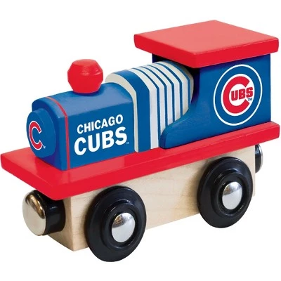 MasterPieces Wood Train Engine - MLB Chicago Cubs - Officially Licensed Toddler & Kids Toy 1 MasterPieces Wood Train Engine - MLB Chicago Cubs - Officially Licensed Toddler & Kids Toy
