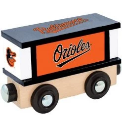 MasterPieces Wood Train Box Car - MLB Baltimore Orioles - Officially Licensed Toddler & Kids Toy
