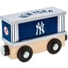 MasterPieces Wood Train Box Car - MLB New York Yankees - Officially Licensed Toddler & Kids Toy