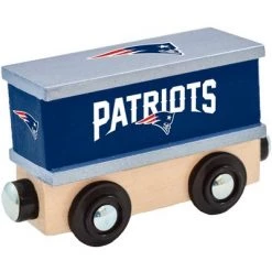 MasterPieces Wood Train Box Car - NFL New England Patriots - Officially Licensed Toddler & Kids Toy