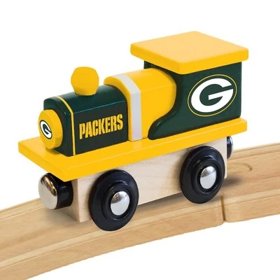 MasterPieces Wood Train Engine - NFL Green Bay Packers - Officially Licensed Toddler & Kids Toy 2 MasterPieces Wood Train Engine - NFL Green Bay Packers - Officially Licensed Toddler & Kids Toy - Image 2