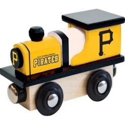 MasterPieces Wood Train Engine - MLB Pittsburgh Pirates - Officially Licensed Toddler & Kids Toy