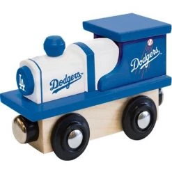 MasterPieces Wood Train Engine - MLB Los Angeles Dodgers - Officially Licensed Toddler & Kids Toy