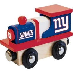 MasterPieces Wood Train Engine - NFL New York Giants - Officially Licensed Toddler & Kids Toy