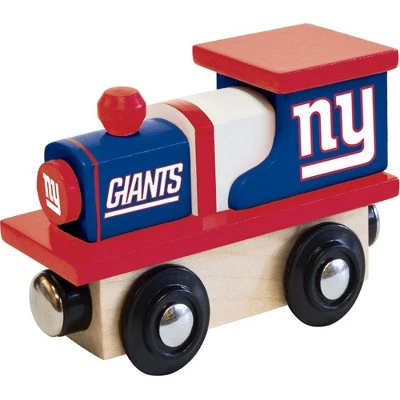 MasterPieces Wood Train Engine - NFL New York Giants - Officially Licensed Toddler & Kids Toy 1 MasterPieces Wood Train Engine - NFL New York Giants - Officially Licensed Toddler & Kids Toy
