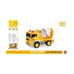 Northlight 9.25" Construction 1:20 Scale Toy Mixer Truck with Sound and Light
