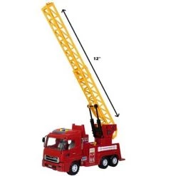 Big Daddy Extra Big Red Fire Truck with Lights and Sounds and Extendable Ladder