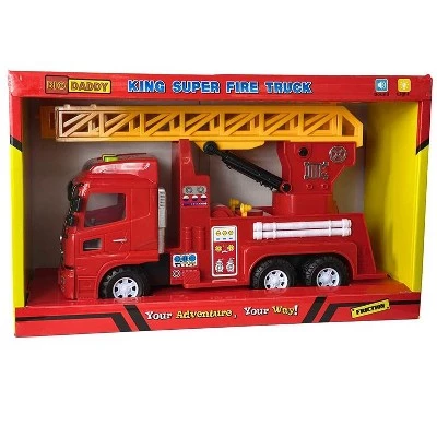 Big Daddy Extra Big Red Fire Truck with Lights and Sounds and Extendable Ladder 2 Big Daddy Extra Big Red Fire Truck with Lights and Sounds and Extendable Ladder - Image 2