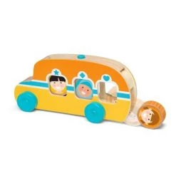 Melissa & Doug Melissa & Doug GO Tots Wooden Roll & Ride Bus with 3 Disks -Vehicles & Remote Control Sales unnamed file 7736