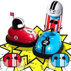 Sharper Image Road Rage Speed Bumper Cars Mini Remote Controlled (RC) Ejector Vehicles