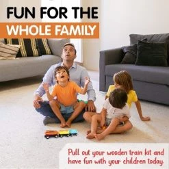 Leo & Friends 12-Piece Wooden Train Set 10 Leo & Friends 12-Piece Wooden Train Set -Vehicles & Remote Control Sales unnamed file 7786