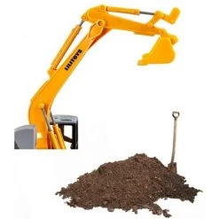 Big Daddy Big Rig Heavy Duty Tractor Trailer Low Boy Transport Flat Bed & Excavator Toy Trucks Combo -Vehicles & Remote Control Sales unnamed file 7832