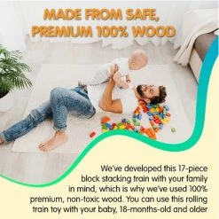 Leo & Friends Block Train Stacking Set -Vehicles & Remote Control Sales unnamed file 7840