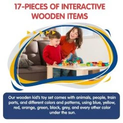 Leo & Friends Block Train Stacking Set -Vehicles & Remote Control Sales unnamed file 7841