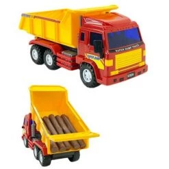 Big Daddy - Medium Sized Heavy Duty Red & Yellow Dump Truck with 360 degree turning Excavator the Construction Toy Set - Combo Set -Vehicles & Remote Control Sales unnamed file 7922