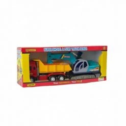 Big Daddy - Medium Sized Heavy Duty Red & Yellow Dump Truck with 360 degree turning Excavator the Construction Toy Set - Combo Set -Vehicles & Remote Control Sales unnamed file 7925