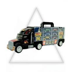 Big Daddy Trucks - The Big Rig Race Car Carrying Travel System with Added Storage Space - comes with 6 cars but can fit 24