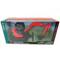 New-Ray New Ray 1/18 Plastic Kubota KX080-4 Excavator 77700-03890 SS-33163