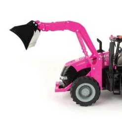 ERTL 1/16 Big Farm Case IH Magnum PINK Tractor with Loader and Lights & Sounds, 47430