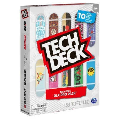 Tech Deck DLX Pro 10-Pack of Collectible Fingerboards, For Skate Lovers Age 6 and up 5 Tech Deck DLX Pro 10-Pack of Collectible Fingerboards, For Skate Lovers Age 6 and up - Image 5
