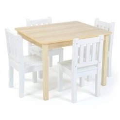 5pc Journey Toddler Table and 4 Chairs Set - Humble Crew Wood/white -Vehicles & Remote Control Sales unnamed file 8376