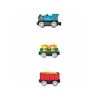 Hape Kids Toddler Wooden Magnetic Battery Powered Rolling Stock Cargo Railway Train Engine Toy Kit Set