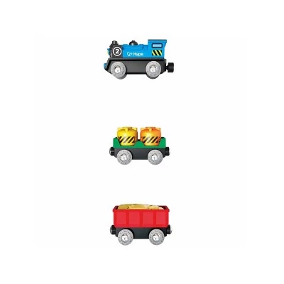 Hape Kids Toddler Wooden Magnetic Battery Powered Rolling Stock Cargo Railway Train Engine Toy Kit Set 1 Hape Kids Toddler Wooden Magnetic Battery Powered Rolling Stock Cargo Railway Train Engine Toy Kit Set