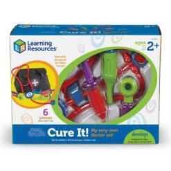 Learning Resources New Sprouts Cure It! Pretend Play Doctor Set - 6 Pieces, Ages 2+ Doctor Kit for Kids -Vehicles & Remote Control Sales unnamed file 90
