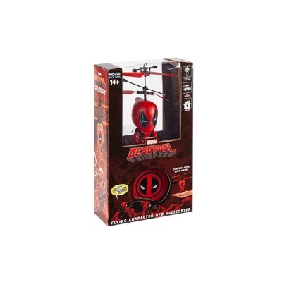 World Tech Toys Marvel Deadpool 3.5" Flying Figure IR Helicopter 2 World Tech Toys Marvel Deadpool 3.5" Flying Figure IR Helicopter - Image 2